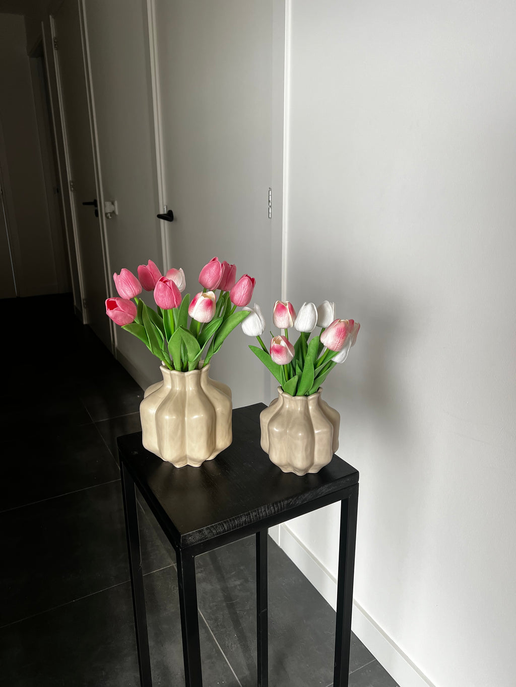 Tulpen Roze/Wit