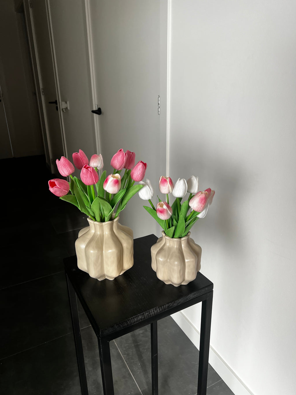 Tulpen Roze/Wit